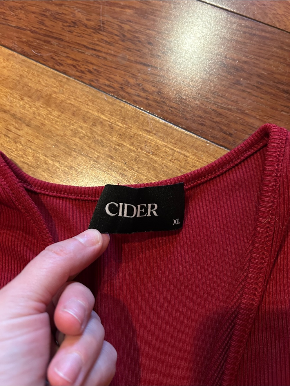 Cider Women's Red Wide-Leg Sleeveless Jumpsuit - Picture 3 of 6
